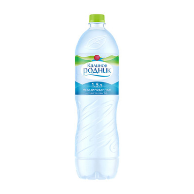 Вода "Калинов Родник" 1,5 литра, без газа, пэт, 6 шт.