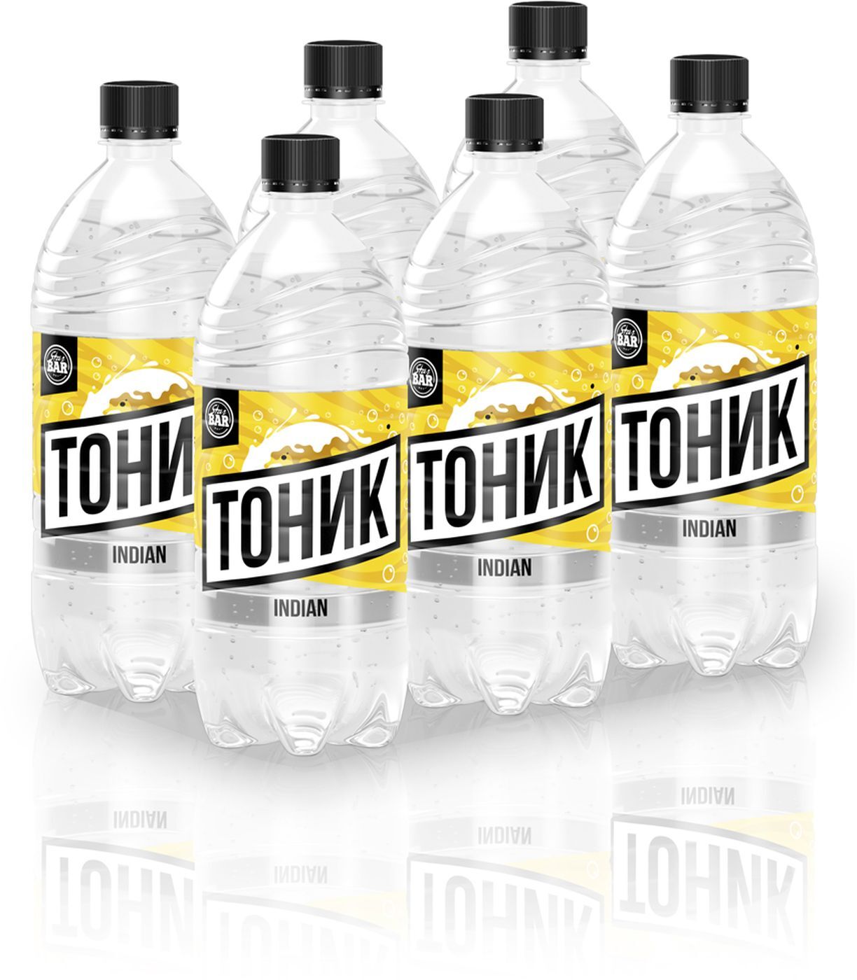 Газированный напиток Тоник STARBAR Индиан 1 л., ПЭТ, 6 шт