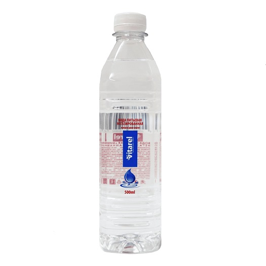 Минеральная вода с газом "Vitarel"  0,5л Упаковка 24шт.