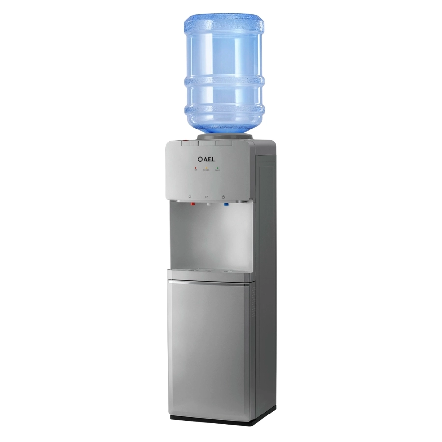 Кулер для воды LD-AEL-422c silver с шкафчиком