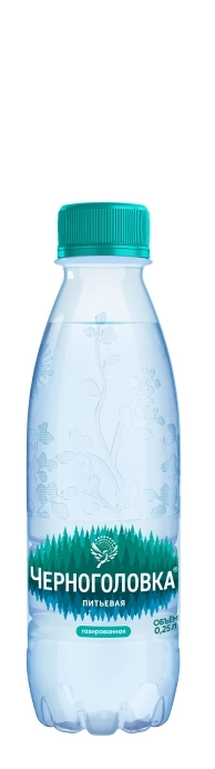 Вода питьевая Черноголовка 0,25 литра газированная, пэт, 24 шт. в уп. от магазина Одежда+